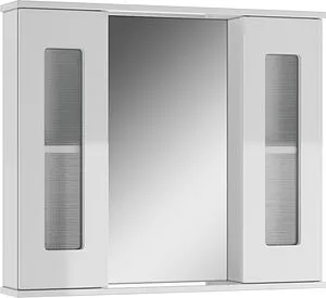 Шкаф-зеркало Айсберг Кристалл 80 белый DA1804HZ Шкаф-зеркало Айсберг Кристалл 80 белый DA1804HZ, 1