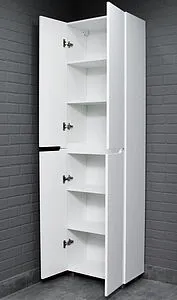 Шкаф-пенал напольный Айсберг Аура 55 белый DA2501P Шкаф-пенал напольный Айсберг Аура 55 белый DA2501P, 5