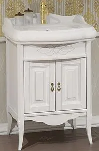 Тумба-умывальник напольный Opadiris Лоренцо 60 белый матовый Z0000011068+030200-u-01 Тумба-умывальник напольный Opadiris Лоренцо 60 белый матовый Z0000011068+030200-u-01, 1