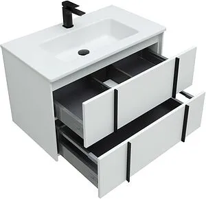 Тумба-умывальник подвесной Allen Brau Reality 80 белый 1.32005.WM+ Тумба-умывальник подвесной Allen Brau Reality 80 белый 1.32005.WM+, 5