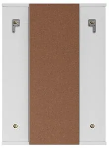 Шкаф-зеркало Айсберг Норма 2-50 R белый DA1608HZ Шкаф-зеркало Айсберг Норма 2-50 R белый DA1608HZ, 4