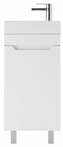 Тумба-умывальник напольный Айсберг Мечта 40 белый DM2307T+4607152362107 Тумба-умывальник напольный Айсберг Мечта 40 белый DM2307T+4607152362107, 3