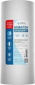 Картридж для механической очистки воды Big Blue 10" Aquatech Gradient+ FCPS(G)10BB-C10M Картридж для механической очистки воды Big Blue 10" Aquatech Gradient+ FCPS(G)10BB-C10M, 1