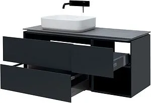 Тумба-умывальник подвесная Allen Brau Infinity 120 L антрацит 1.21005.AM+ Тумба-умывальник подвесная Allen Brau Infinity 120 L антрацит 1.21005.AM+, 5