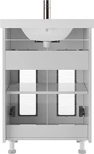 Тумба-умывальник напольный Айсберг Кристалл 60 белый DA1801T+1WH302421 Тумба-умывальник напольный Айсберг Кристалл 60 белый DA1801T+1WH302421, 5
