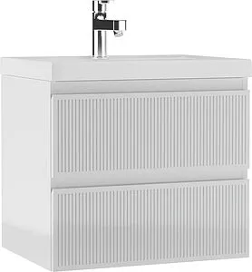 Тумба-умывальник подвесной Домино Tower 60 белый DT2504T+4670142930044 Тумба-умывальник подвесной Домино Tower 60 белый DT2504T+4670142930044, 1