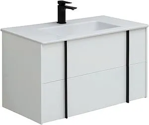 Тумба-умывальник подвесной Allen Brau Reality 90 белый 1.32006.WM+ Тумба-умывальник подвесной Allen Brau Reality 90 белый 1.32006.WM+, 1