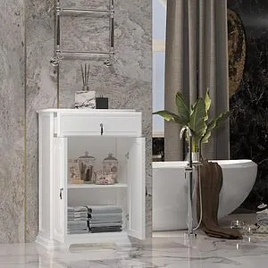 Комод напольный Opadiris Риспекто 60 белый матовый 00-00006523 Комод напольный Opadiris Риспекто 60 белый матовый 00-00006523, 4