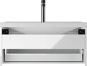 Тумба-умывальник подвесная Айсберг Ева 90 белый DA5904T+4670142930013 Тумба-умывальник подвесная Айсберг Ева 90 белый DA5904T+4670142930013, 5