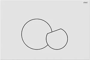 Клавиша смыва для унитаза CTESI Thea BK0202160 белый глянцевый Клавиша смыва для унитаза CTESI Thea BK0202160 белый глянцевый, 1