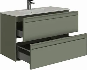 Тумба-умывальник подвесная Allen Brau Eclipse 2.0 100 олива 1.E1003.CGM 2.0+ Тумба-умывальник подвесная Allen Brau Eclipse 2.0 100 олива 1.E1003.CGM 2.0+, 1