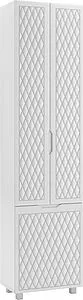 Шкаф-пенал напольный Домино 3D 50 белый D37015P Шкаф-пенал напольный Домино 3D 50 белый D37015P, 1