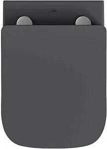 Унитаз подвесной безободковый Hansmann keramik Kvadro Dark Grey темно-серый УНИ0018 Унитаз подвесной безободковый Hansmann keramik Kvadro Dark Grey темно-серый УНИ0018, 3