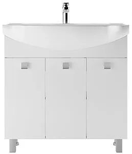 Тумба-умывальник напольная Айсберг Мега 85 белый DM4602T+4620008197456 Тумба-умывальник напольная Айсберг Мега 85 белый DM4602T+4620008197456, 3