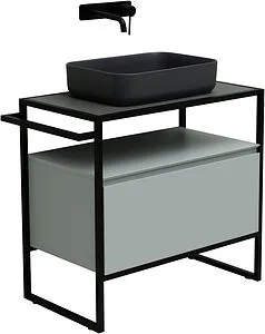 Тумба-умывальник напольная Allen Brau Priority 80 папирус 1.31002.PWM+ Тумба-умывальник напольная Allen Brau Priority 80 папирус 1.31002.PWM+, 1