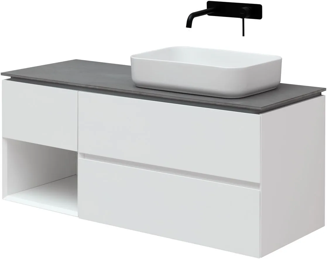 Тумба-умывальник подвесная Allen Brau Infinity 120 R белый 1.21007.WM+ Тумба-умывальник подвесная Allen Brau Infinity 120 R белый 1.21007.WM+, 5