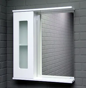 Шкаф-зеркало Айсберг Кристалл 60 белый DA1802HZ Шкаф-зеркало Айсберг Кристалл 60 белый DA1802HZ, 4