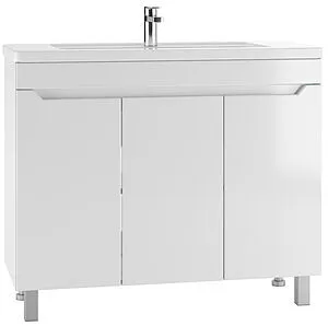 Тумба-умывальник напольный Айсберг Мечта 100 белый DM2327T+4640021065204 Тумба-умывальник напольный Айсберг Мечта 100 белый DM2327T+4640021065204, 1