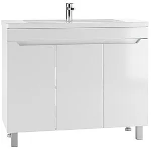 Тумба-умывальник напольная Айсберг Мечта 100 белый DM2327T+4640021065204 Тумба-умывальник напольная Айсберг Мечта 100 белый DM2327T+4640021065204, 1