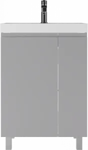 Тумба-умывальник напольный Домино Graffo 60 светло-серый DGr2419T+4627173210164 Тумба-умывальник напольный Домино Graffo 60 светло-серый DGr2419T+4627173210164, 4