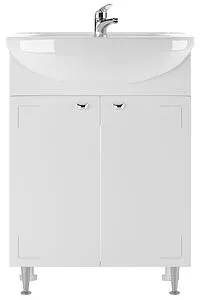 Тумба-умывальник напольный Айсберг Классик 60 белый DA1025T+4620008192772 Тумба-умывальник напольный Айсберг Классик 60 белый DA1025T+4620008192772, 4