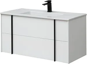 Тумба-умывальник подвесной Allen Brau Reality 100 белый 1.32007.WM+ Тумба-умывальник подвесной Allen Brau Reality 100 белый 1.32007.WM+, 4