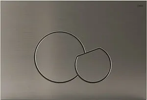 Клавиша смыва для унитаза CTESI Thea BK0202166/1 оружейная сталь Клавиша смыва для унитаза CTESI Thea BK0202166/1 оружейная сталь, 1