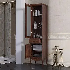 Шкаф-пенал напольный Opadiris Лоренцо 45 L cветлый орех Z0000006526 Шкаф-пенал напольный Opadiris Лоренцо 45 L cветлый орех Z0000006526, 4