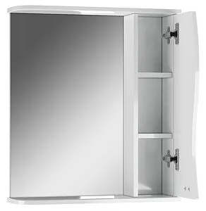 Шкаф-зеркало Айсберг Волна 60 R белый DA1047HZ Шкаф-зеркало Айсберг Волна 60 R белый DA1047HZ, 3