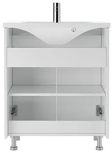 Тумба-умывальник напольная Домино Optima 65 белый глянец DO1905T+4627173210096 Тумба-умывальник напольная Домино Optima 65 белый глянец DO1905T+4627173210096, 5