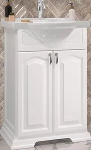 Тумба-умывальник напольная Opadiris Риспекто 55 белый матовый 00-00007072+4620008199344 Тумба-умывальник напольная Opadiris Риспекто 55 белый матовый 00-00007072+4620008199344, 1