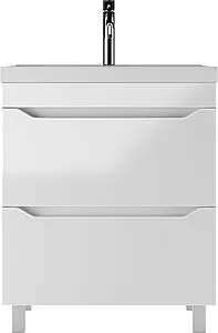 Тумба-умывальник напольная Айсберг Ева 70 белый DA5907T+4670142930037 Тумба-умывальник напольная Айсберг Ева 70 белый DA5907T+4670142930037, 3