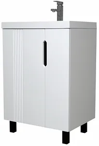 Тумба-умывальник напольный Айсберг Марта 60 белый DA3501T+4670142930044 Тумба-умывальник напольный Айсберг Марта 60 белый DA3501T+4670142930044, 1