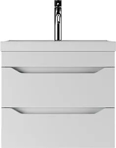 Тумба-умывальник подвесной Айсберг Ева 60 белый DA5914T+4670142930044 Тумба-умывальник подвесной Айсберг Ева 60 белый DA5914T+4670142930044, 3
