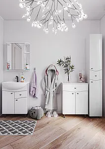 Тумба-умывальник напольная Айсберг Волна 60 белый DA1021T+4620008192772 Тумба-умывальник напольная Айсберг Волна 60 белый DA1021T+4620008192772, 4