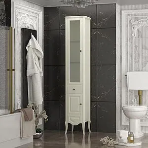 Шкаф-пенал напольный Opadiris Брунелла 38 L слоновая кость 00-00004351 Шкаф-пенал напольный Opadiris Брунелла 38 L слоновая кость 00-00004351, 2