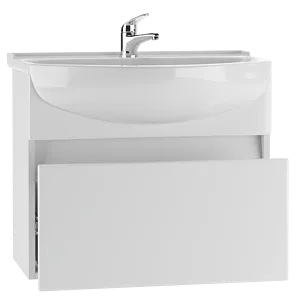 Тумба-умывальник подвесная Айсберг Классик 60 белый DA3007T+4607152361513 Тумба-умывальник подвесная Айсберг Классик 60 белый DA3007T+4607152361513, 4