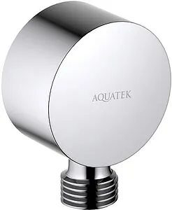 Шланговое подключение Aquatek хром AQ2457CR Шланговое подключение Aquatek хром AQ2457CR, 1
