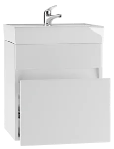 Тумба-умывальник подвесная Айсберг Классик 50 белый DA3008T+4607152361544 Тумба-умывальник подвесная Айсберг Классик 50 белый DA3008T+4607152361544, 4