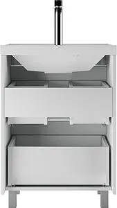Тумба-умывальник напольная Айсберг Ева 60 белый DA5911T+4670142930044 Тумба-умывальник напольная Айсберг Ева 60 белый DA5911T+4670142930044, 5