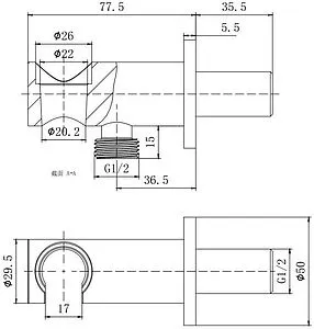 Шланговое подключение с держателем Aquatek чёрный матовый AQ2455MB Шланговое подключение с держателем Aquatek чёрный матовый AQ2455MB, 2