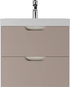 Тумба-умывальник подвесная Домино Dune 60 латте DD2507T+4627173210164 Тумба-умывальник подвесная Домино Dune 60 латте DD2507T+4627173210164, 4