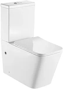 Унитаз-компакт безободковый Hansmann keramik Kvadro белый УНИ0005 Унитаз-компакт безободковый Hansmann keramik Kvadro белый УНИ0005, 1