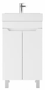 Тумба-умывальник напольный Айсберг Мечта 50 белый DM2301T+4607152361544 Тумба-умывальник напольный Айсберг Мечта 50 белый DM2301T+4607152361544, 3