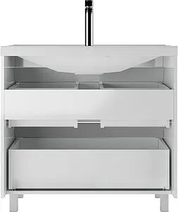 Тумба-умывальник напольная Айсберг Ева 90 белый DA5909T+4670142930013 Тумба-умывальник напольная Айсберг Ева 90 белый DA5909T+4670142930013, 5