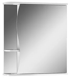 Шкаф-зеркало Айсберг Волна 1-60 R белый DA1035HZ Шкаф-зеркало Айсберг Волна 1-60 R белый DA1035HZ, 1
