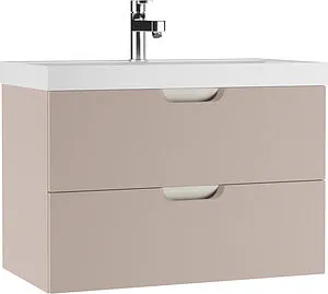 Тумба-умывальник подвесной Домино Dune 80 латте DD2509T+4627173210188 Тумба-умывальник подвесной Домино Dune 80 латте DD2509T+4627173210188, 1