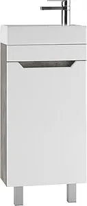 Тумба-умывальник напольный Айсберг Мечта 40 белый/бетон DM2330T+4607152362107 Тумба-умывальник напольный Айсберг Мечта 40 белый/бетон DM2330T+4607152362107, 1