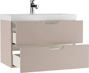 Тумба-умывальник подвесная Домино Dune 80 латте DD2509T+4627173210188 Тумба-умывальник подвесная Домино Dune 80 латте DD2509T+4627173210188, 2