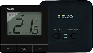 Беспроводной комнатный терморегулятор Wi-Fi ENGO черный E20i-B Беспроводной комнатный терморегулятор Wi-Fi ENGO черный E20i-B, 5